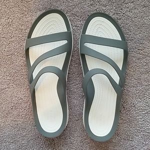 Croc sandals
